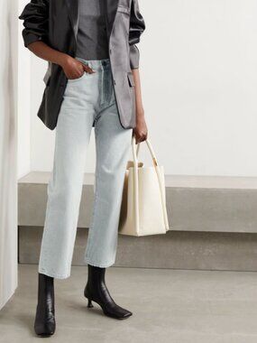 GOLDSIGN | Relaxed Straight Jean in Rain